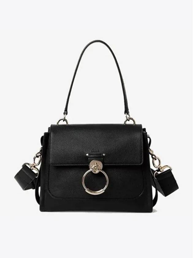 Leather Tess 2WAY Shoulder Bag Black CHC22SS142G33TESS001 - CHLOE - BALAAN 2