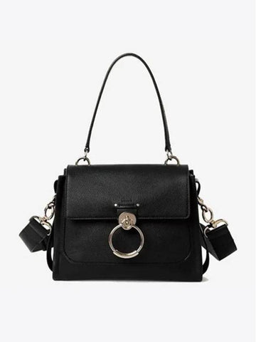 Leather Tess 2WAY Shoulder Bag Black CHC22SS142G33TESS001 - CHLOE - BALAAN 1