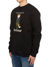 Logo Print Sweatshirt Black - BARBOUR - BALAAN 3