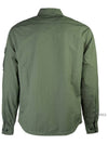 Taylon L Zipped Long Sleeve Shirt Green - CP COMPANY - BALAAN 4