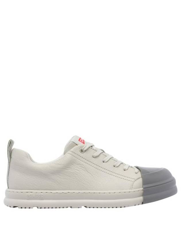 Junction Runner Leather Low-Top Sneakers Grey - CAMPER - BALAAN 1