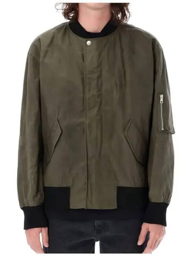 Hamilton Washed Cotton Bomber Jacket Khaki - A.P.C. - BALAAN 5