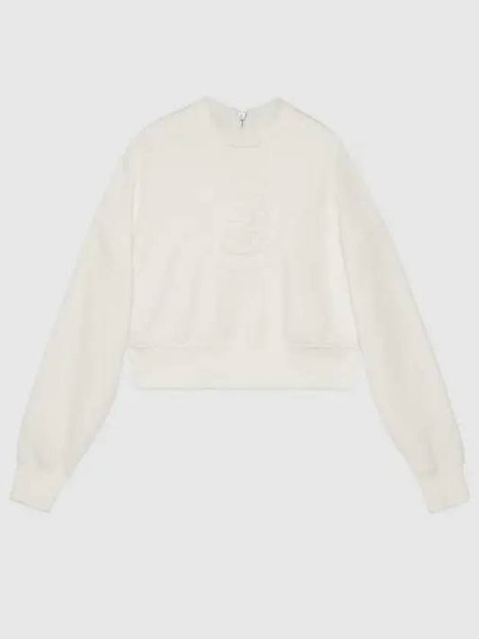 Hooded Sweatshirt 756869XJF13 9088 Bianco - GUCCI - BALAAN 2