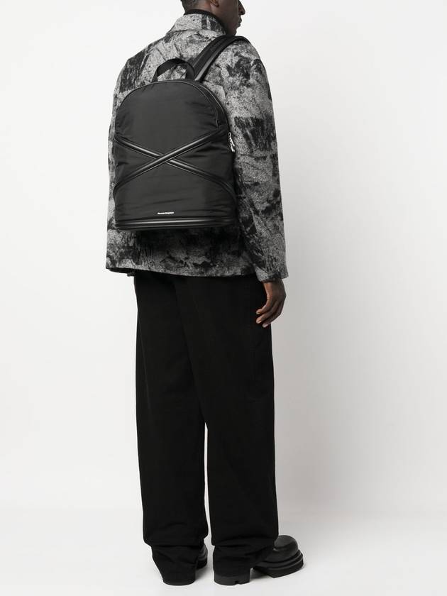 Men's Harness Logo Nylon Backpack Black - ALEXANDER MCQUEEN - BALAAN 6