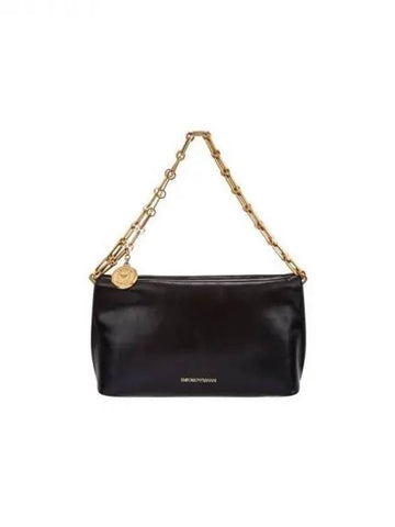 Women s Logo Medal Chain Small Shoulder Bag Black 271600 - EMPORIO ARMANI - BALAAN 1