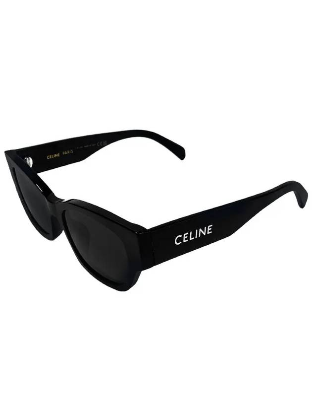 Eyewear Monochrome Acetate Sunglasses Black - CELINE - BALAAN 5