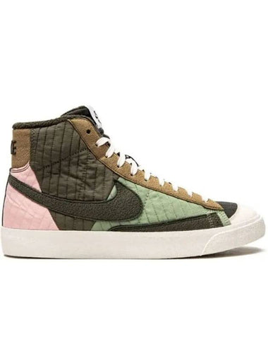 Blazer 77 LX Patchwork Quilted High Top Sneakers Toasty Sequoia - NIKE - BALAAN 1