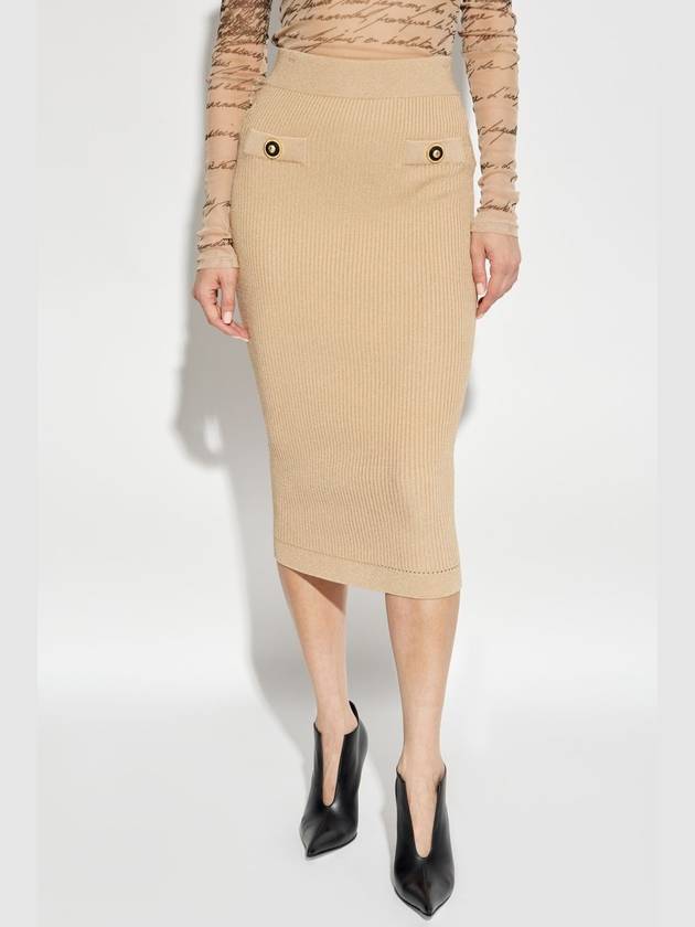 Balmain Pencil Skirt, Women's, Beige - BALMAIN - BALAAN 3