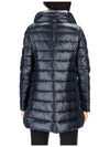 Amelia Quilted Down Padding Navy - HERNO - BALAAN.