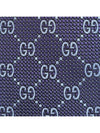 GG Pattern Silk Tie Navy - GUCCI - BALAAN 4