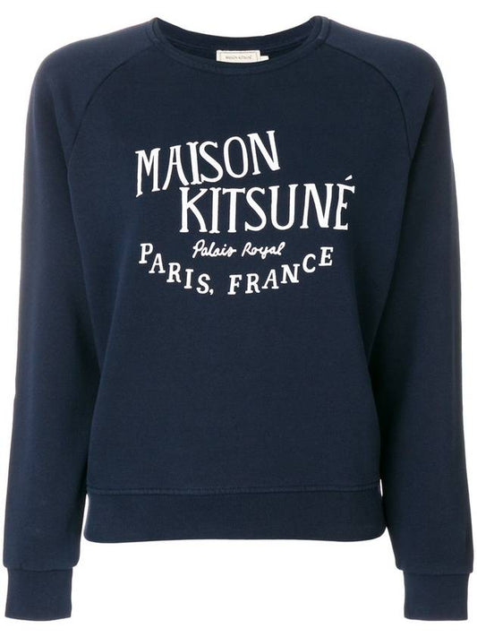 Palais Royal Classic Sweatshirt Navy - MAISON KITSUNE - BALAAN.