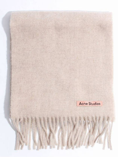 Wool Fringe Muffler Oatmeal Melange - ACNE STUDIOS - BALAAN 2