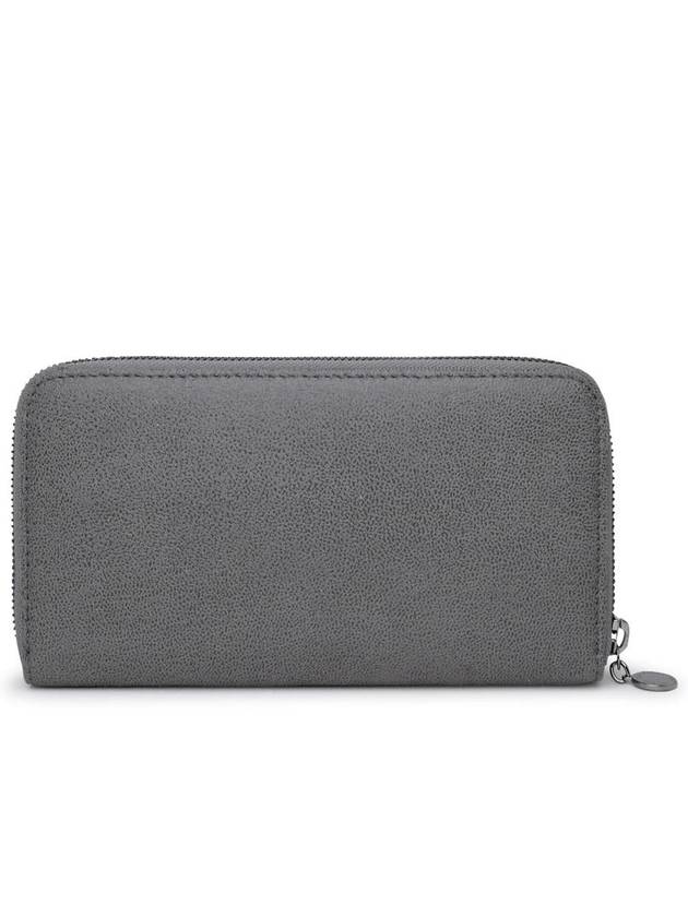 Round Zipper Long Wallet Grey - STELLA MCCARTNEY - BALAAN 4