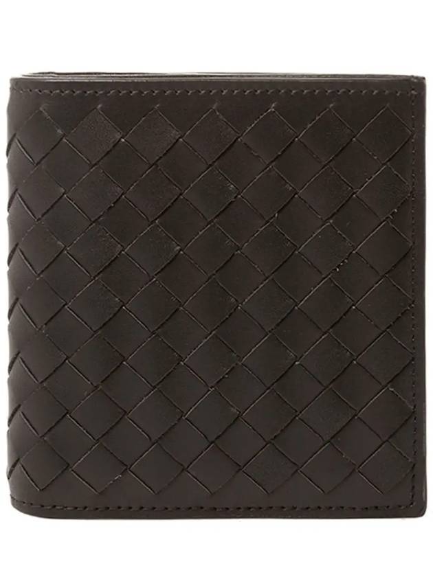 Intrecciato Small Folder Half Wallet Brown - BOTTEGA VENETA - BALAAN 3