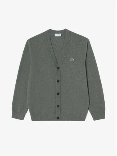 Men s basic V neck spring and fall cardigan AH560E 54N BMY domestic product GQ2N24081387958 - LACOSTE - BALAAN 1