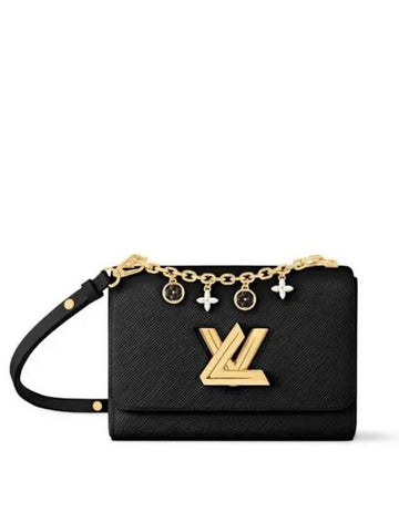 Twist MM Shoulder Bag Black - LOUIS VUITTON - BALAAN 1