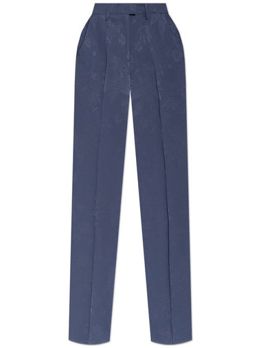 Etro Creased Trousers, Women's, Blue - ETRO - BALAAN 1