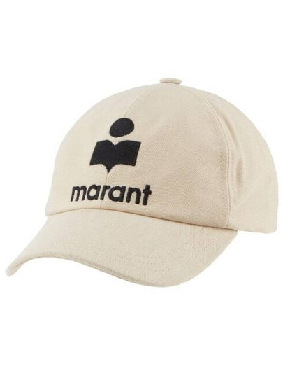 Tyron Logo Cotton Ball Cap Ecru - ISABEL MARANT - BALAAN 2