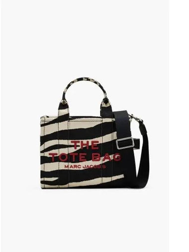 Zebra Canvas The Small Tote BlackWhite MBBAW24029BKX - MARC JACOBS - BALAAN 1