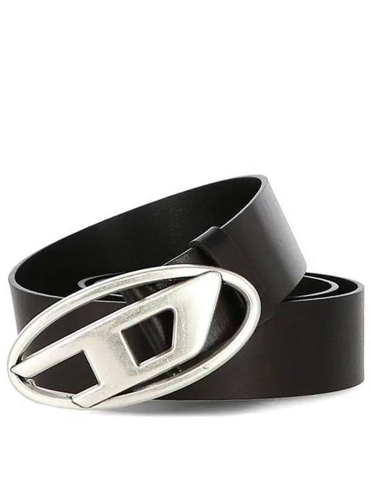 1DR D Buckle Leather Belt Black - DIESEL - BALAAN 2