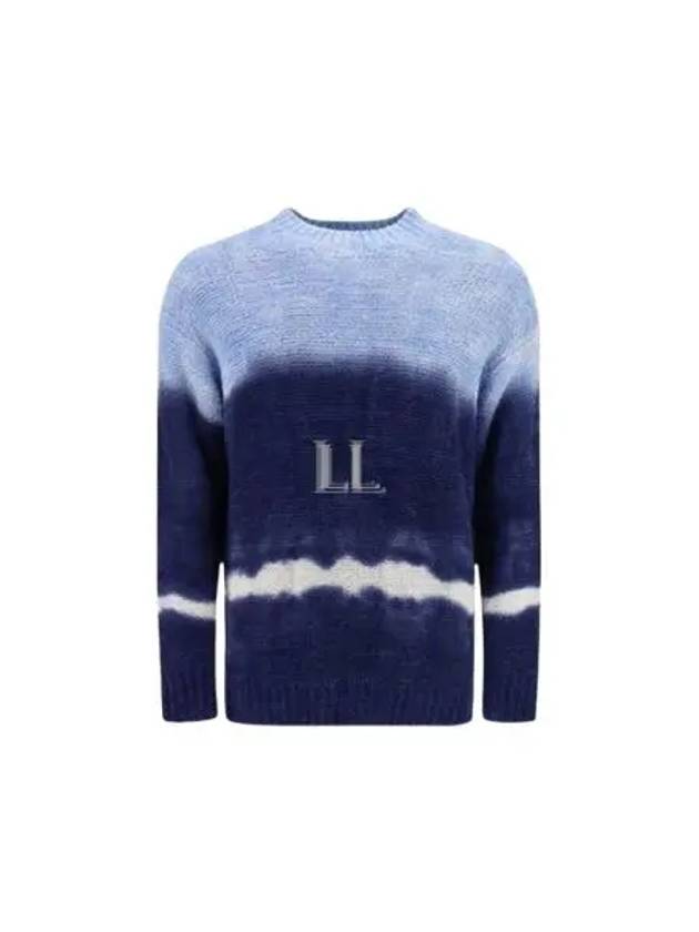 Henley Crew Neck Knit Top Blue - ISABEL MARANT - BALAAN 2