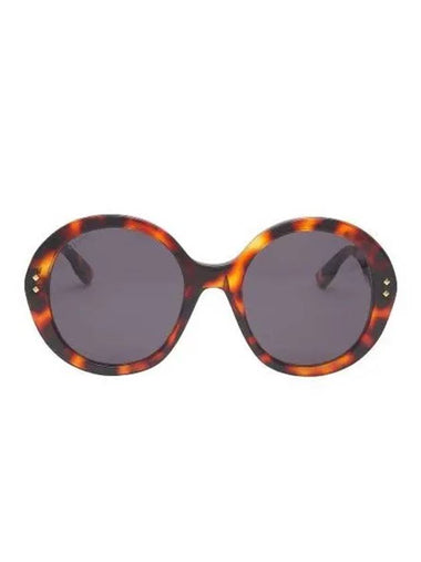 Tortoiseshell round sunglasses multicolor - GUCCI - BALAAN 1