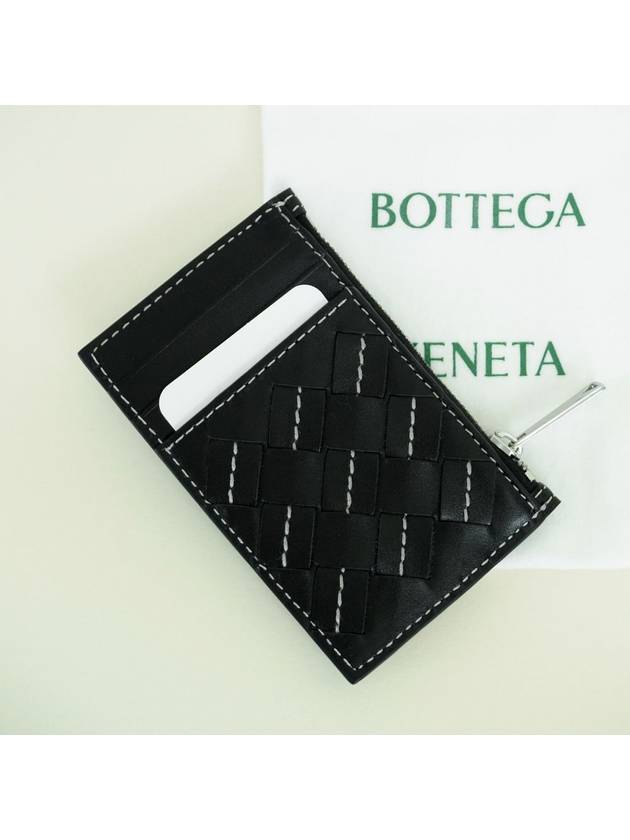 Credit Card Wallet Black 755985V3KI4 - BOTTEGA VENETA - BALAAN 1