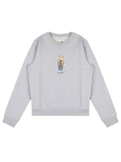 Women's Dress Fox Printing Sweatshirt Grey - MAISON KITSUNE - BALAAN 2