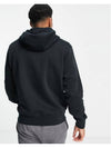 Swoosh Club Fleece Hoodie Black - NIKE - BALAAN 4