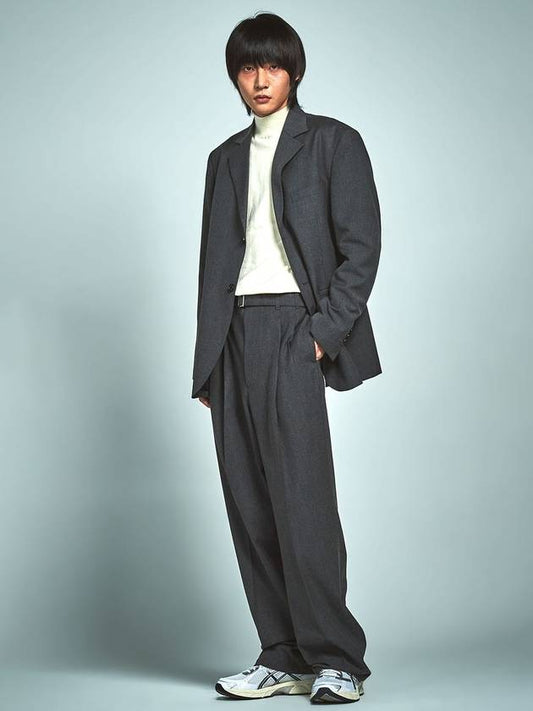 Trad Club Men's Casual Set-up Overfit Suit TCFJK11V1 - TRADCLUB - BALAAN 1