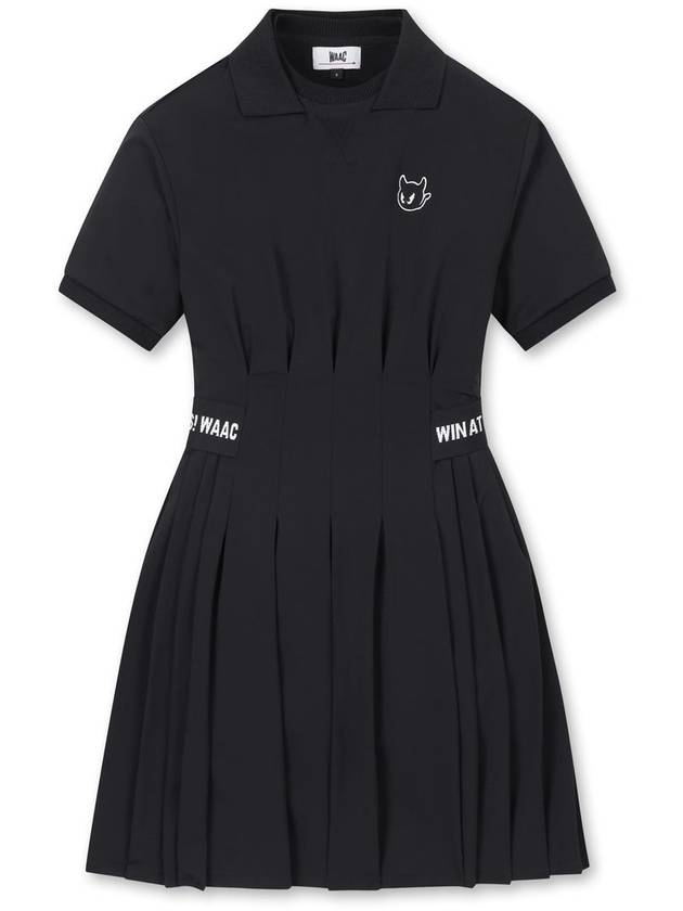 Women Rib Collar Jersey SS Dress - WAAC - BALAAN 1