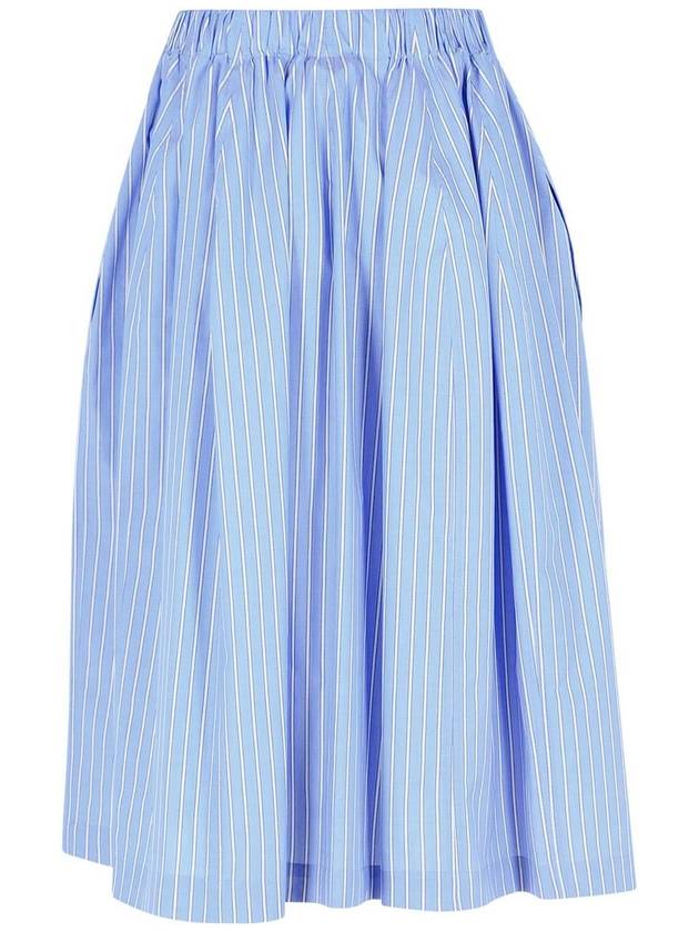 Marni Light Blue Cotton Skirt - MARNI - BALAAN 3