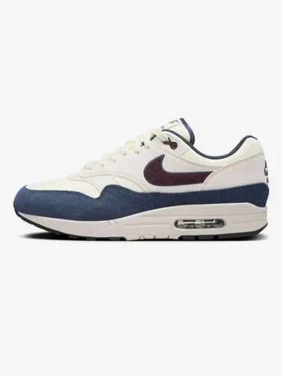 Air Max 1 M Coconut Milk Armory Navy Light Orewood Brown Burgundy Crush FN6952 103 - NIKE - BALAAN 2