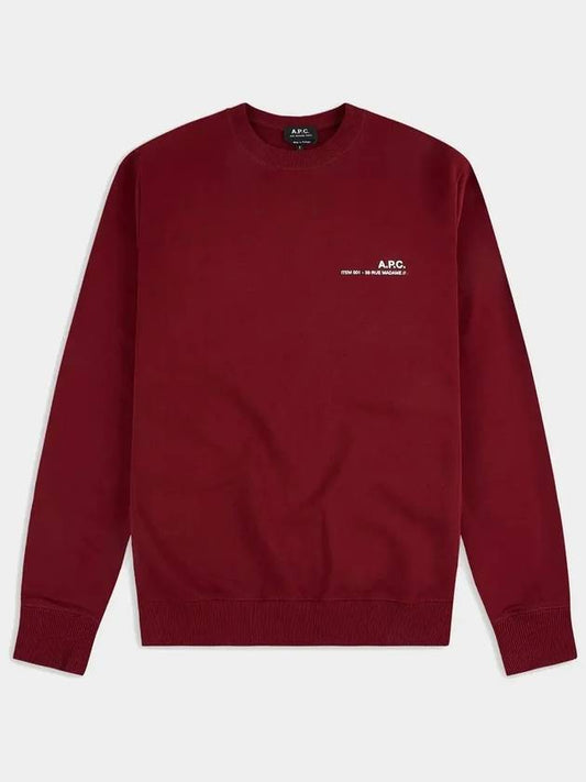 Sweatshirt Women's Item Sweatshirt Logo Print Dark Red COEAS F27663 - A.P.C. - BALAAN 1