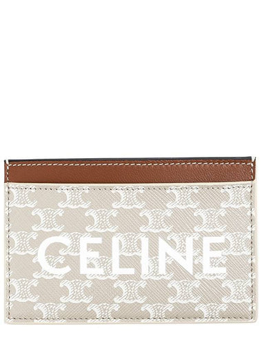 Triomphe Card Wallet Beige - CELINE - BALAAN 1