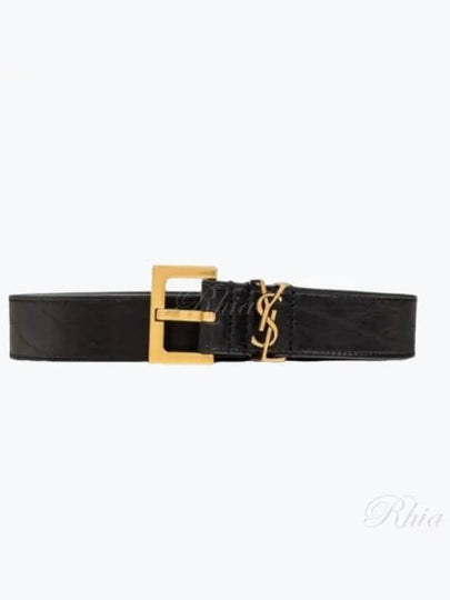 Belt 784193AACYT1000 Black - SAINT LAURENT - BALAAN 2