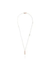 20087227 Margherita three circle 18K pink gold necklace - DAMIANI - BALAAN 3