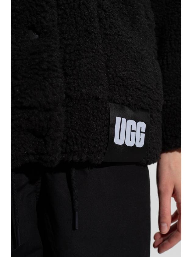 UGG ‘Frankie’ Fleece Jacket, Women's, Black - UGG - BALAAN 5