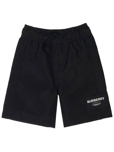 Kids Logo Swim Pants Black - BURBERRY - BALAAN 1