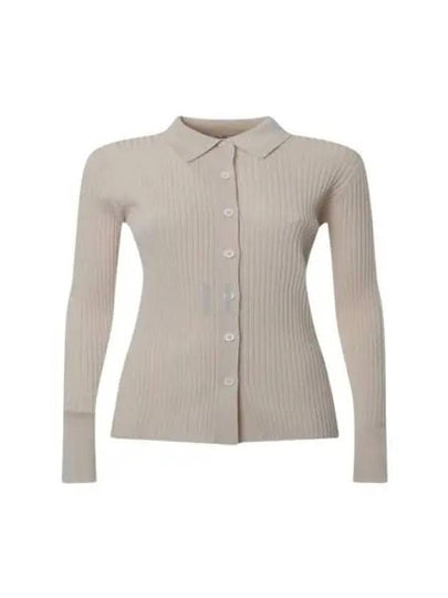 Tropea Ribbed Cardigan Natural - S MAX MARA - BALAAN 2