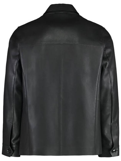 Boss Leather Jacket - HUGO BOSS - BALAAN 2