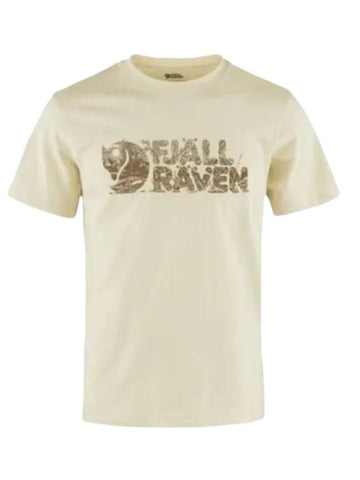 Men s Rush Logo Short Sleeve T Shirt Chalk White - FJALL RAVEN - BALAAN 1