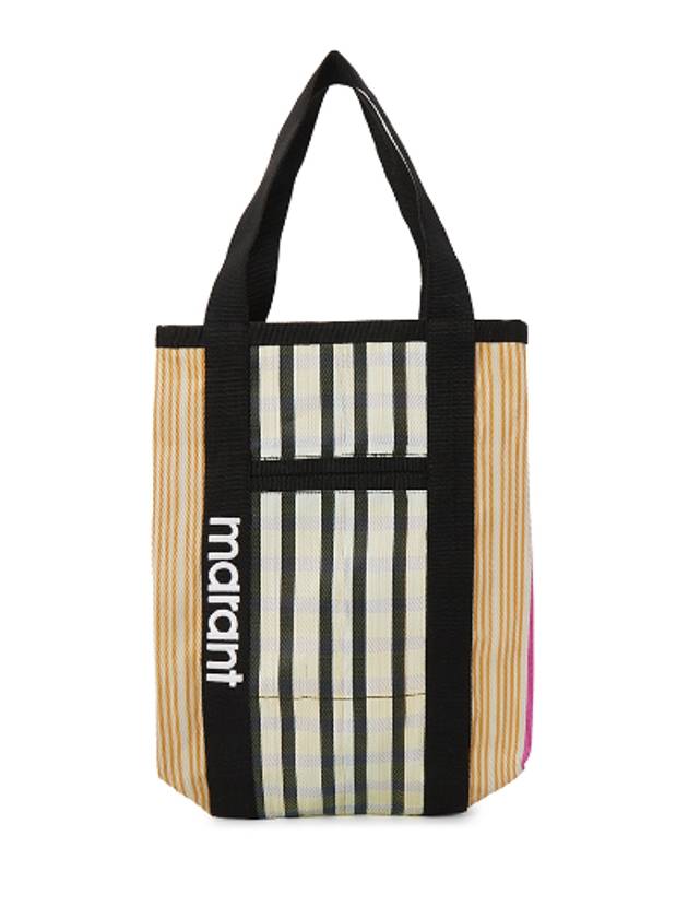 Darwen Striped Nylon Tote Bag Pink - ISABEL MARANT - BALAAN 3