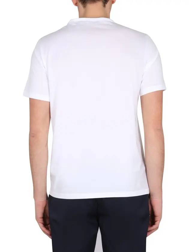 Precise Luxe Cotton Jersey Short Sleeve T-Shirt White - THEORY - BALAAN 4