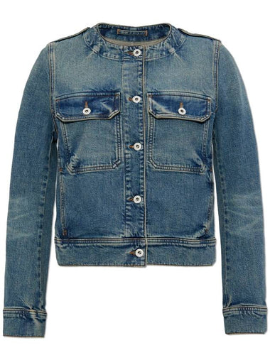 Kenzo Denim Jacket, Women's, Blue - KENZO - BALAAN 1