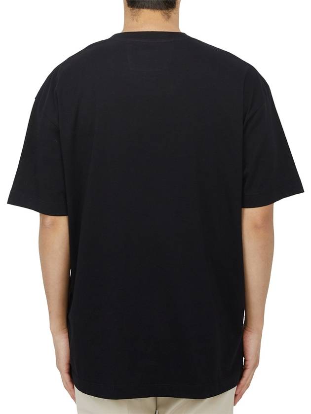 Logo Short Sleeve T-Shirt Black - CP COMPANY - BALAAN 4