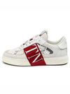 logo band low-top sneakers red white - VALENTINO - BALAAN 6