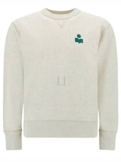 Mike Logo Cotton Sweatshirt Ecru - ISABEL MARANT - BALAAN 2