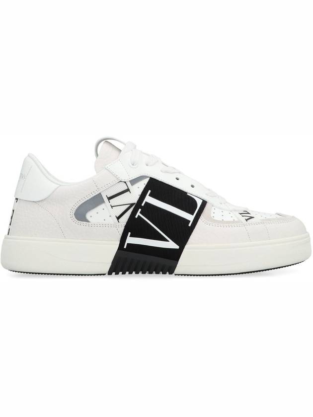 VL7N Band Leather Low Top Sneakers White - VALENTINO - BALAAN 3