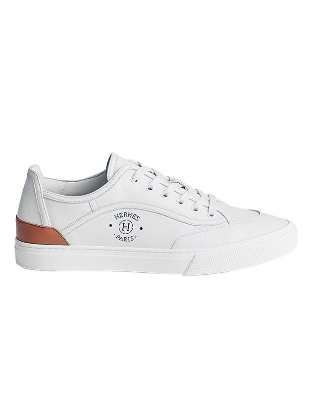 Get Leather Low Top Sneakers White - HERMES - BALAAN 1